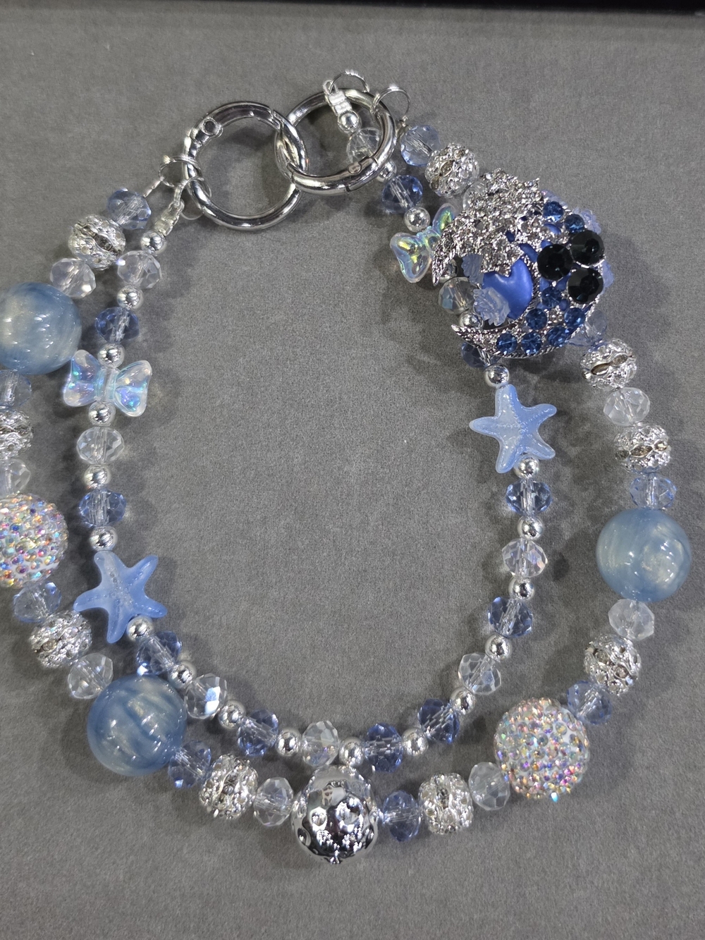 Bag Charm Blue Moon